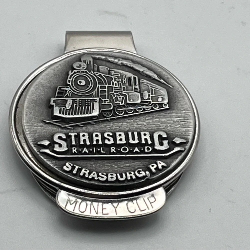 Strasburg Railroad Silver‎ Money Clip Pennsylvania